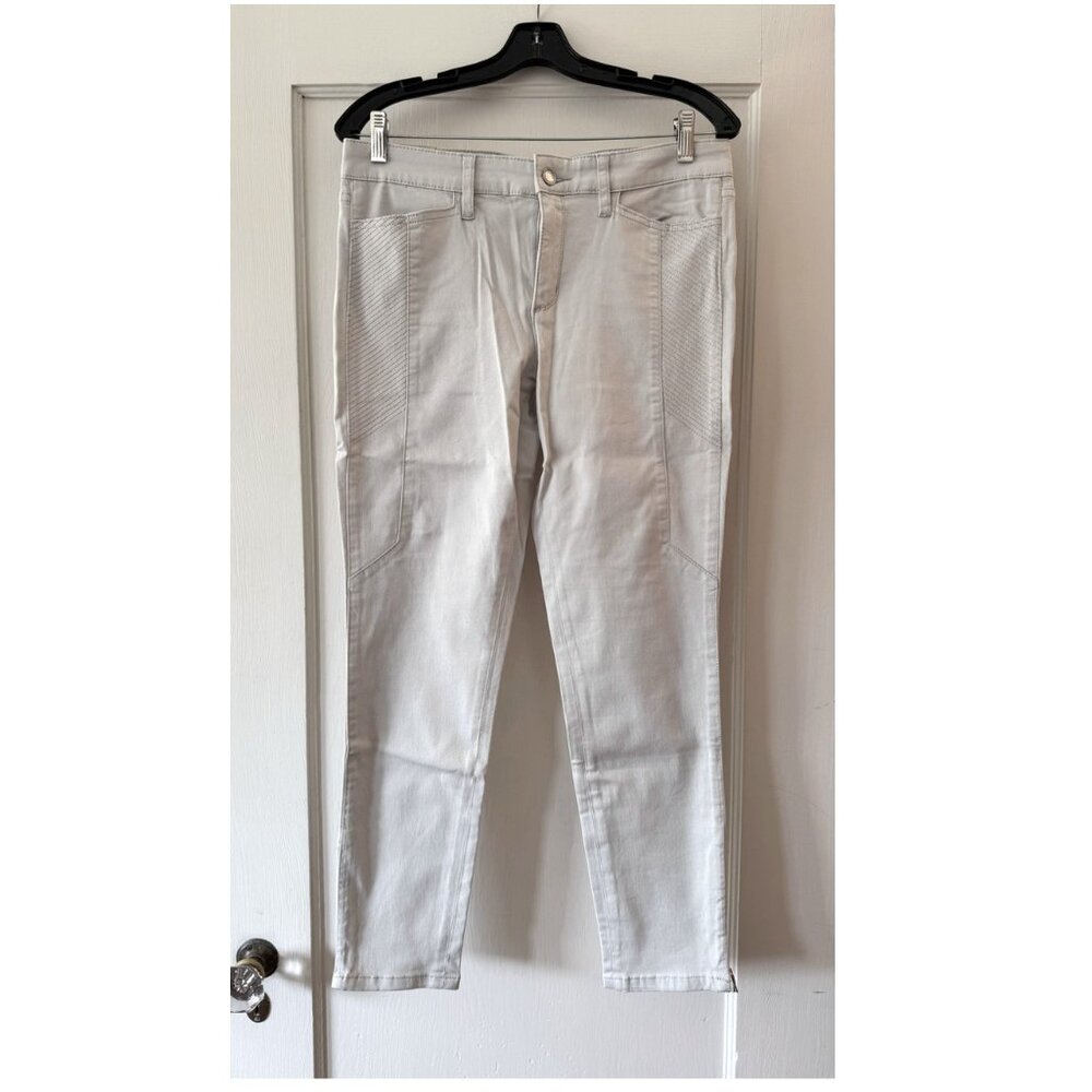 Club Monaco | Stone Aubrey Skinny Zip Ankle Pant 8
